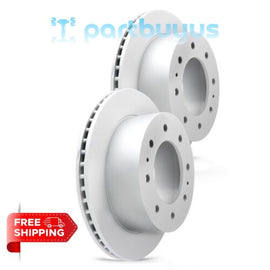 Cadillac Escalade 2007-2020 Rear 2PC Rear Coated Vented Disc Brake Rotor
