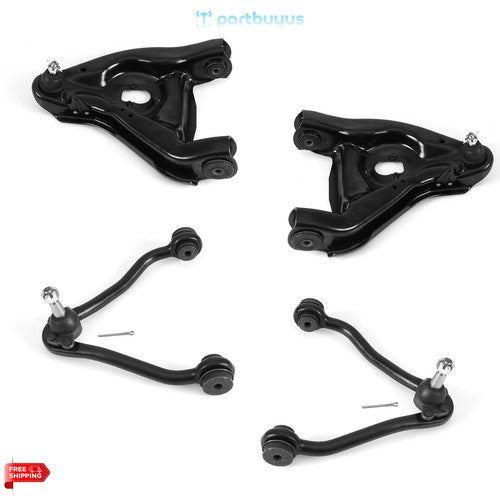 Chevrolet Express 2500 1996-2002 4 PCS Front Control Arm Kit 6L3Z3084AR, 6L3Z308