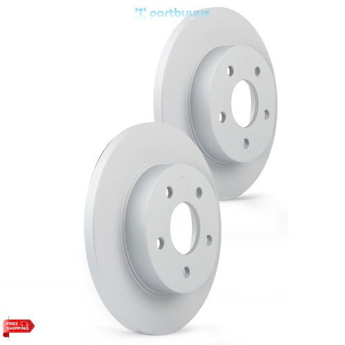 Chevrolet HHR 2008-2010 2PC Rear Coated Solid Disc Brake Rotor 19303822