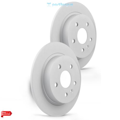 Chevrolet Malibu 2016 Limited 2PC Rear Coated Solid Disc Brake Rotor 569025