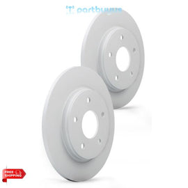 Chrysler Town &amp; Country 2016 2PC Rear Coated Solid Disc Brake Rotor