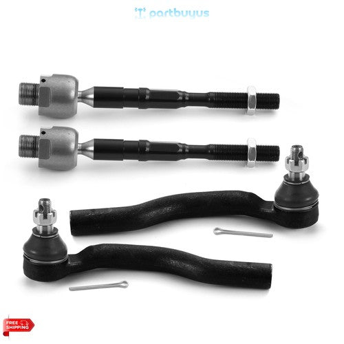 Ford Edge 2007-2014 4 PCS Front Tie Rod End Kit 7T4Z3A130B