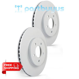 Ford Escape 2009-2012 2PC Front Coated Vented Disc Brake Rotor 5U2Z1V125AB