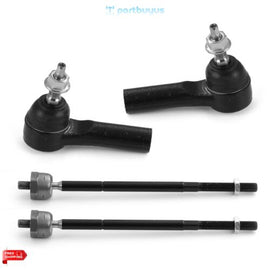 Ford Mustang 2005-2010 4 PCS Front Tie Rod End Kit 4R3Z3A130AB, DR3Z3A130A