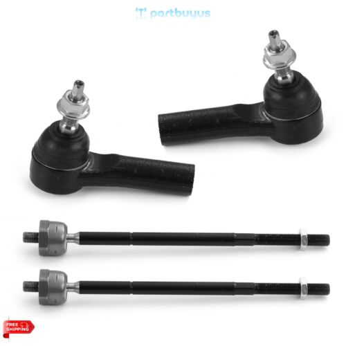 Ford Mustang 2005-2010 4 PCS Front Tie Rod End Kit 4R3Z3A130AB, DR3Z3A130A