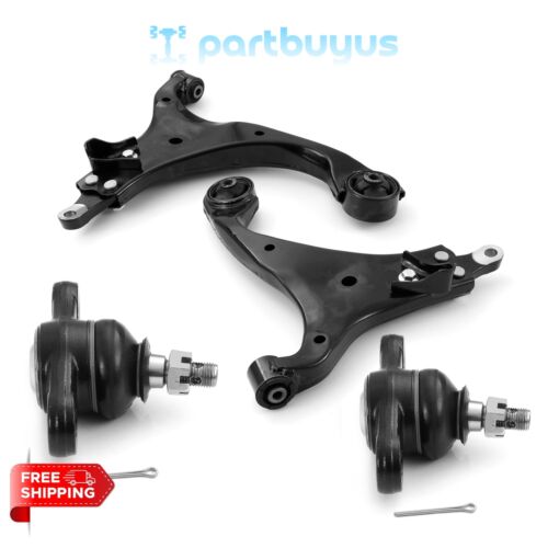 Hyundai Elantra 2011-2012 4 PCS Front Control Arm and Ball Joint Kit 23354433