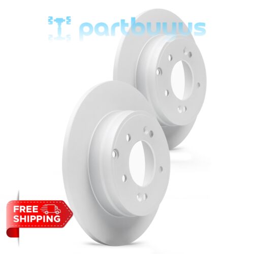 Hyundai Sonata 2017-2019 2PC Rear Coated Solid Disc Brake Rotor 584113K110
