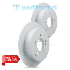 Hyundai Tucson 2014-2015 2PC Rear Coated Solid Disc Brake Rotor 584112Y300