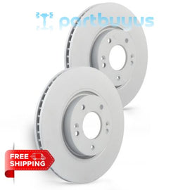 Kia Optima 2016 2PC Front Coated Vented Disc Brake Rotor 517123K110, 517123K100