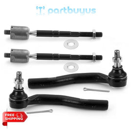 Lexus ES350 2007-2012 4 PCS Front Tie Rod End Kit 4547009080, 4547009040, 454600