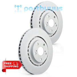 Lexus NX300 2018 20212PC Front Coated Vented Disc Brake Rotor 4351248110