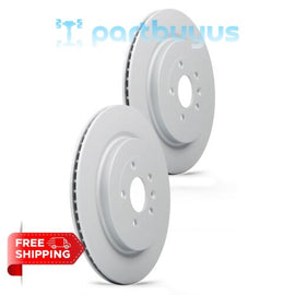 Lincoln MKT 2019 2PC Rear Coated Vented Disc Brake Rotor DG1Z2C026A