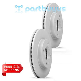 Mazda 2 2011-2014 Front 2PC Front Coated Vented Disc Brake Rotor AE8Z1125B