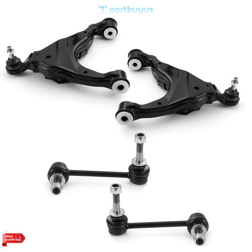 Toyota FJ Cruiser 2007-2009 Kit 4 PCS Front Control Arm and Stabilizer Bar Link