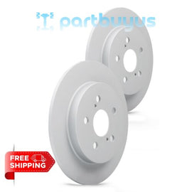 Toyota Prius AWD-e 2019-2022 2PC Rear Coated Solid Disc Brake Rotor 4243102200