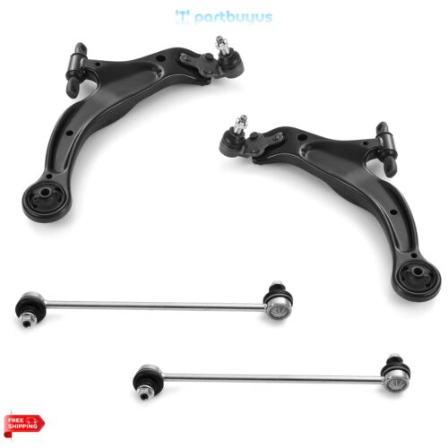 Toyota Sienna 1998-2003 Kit 4 PCS Front Control Arm and Stabilizer Bar Link
