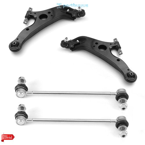 Toyota Sienna 2011-2020 Kit 4 PCS Front Control Arm and Stabilizer Bar Link