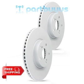 Toyota Yaris 2012-2018 2PC Front Coated Vented Disc Brake Rotor 4351202270