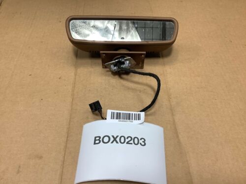 2006 AUDI A8 QUATTRO FRONT UPPER CENTER INTERIOR REAR VIEW MIRROR BROWN OEM+