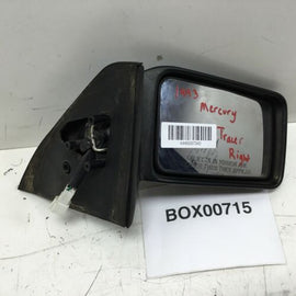 1991 1996 MERCURY TRACER FRONT RIGHT PASSENGER SIDE DOOR VIEW MIRROR BLACK OEM+
