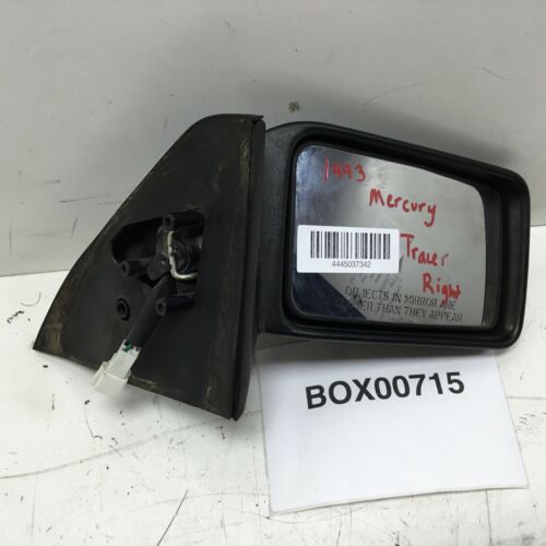 1991 1996 MERCURY TRACER FRONT RIGHT PASSENGER SIDE DOOR VIEW MIRROR BLACK OEM+