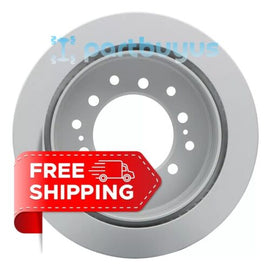 Toyota FJ Cruiser 2008 Rear 2PC Rear Coated Vented Disc Brake Rotor 4243160311