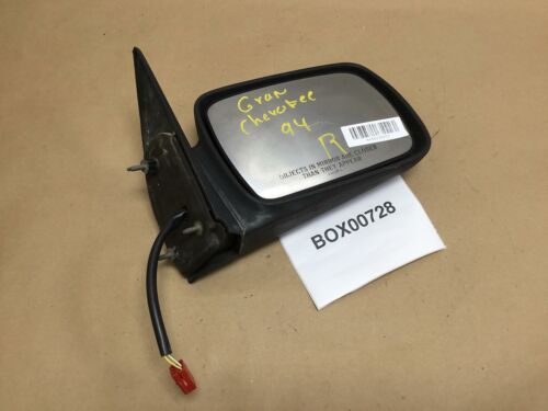 1993 1995 JEEP GRAND CHEROKEE FRONT RIGHT PASSENGER SIDE VIEW MIRROR BLACK OEM