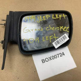 1993 1995 JEEP GRAND CHEROKEE LEFT DRIVER SIDE VIEW MIRROR FOLDING BLACK OEM+