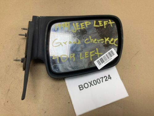 1993 1995 JEEP GRAND CHEROKEE LEFT DRIVER SIDE VIEW MIRROR FOLDING BLACK OEM+