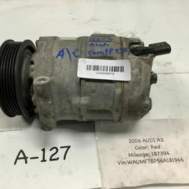 2006 AUDI A3 2.0L AC A/C AIR CONDITIONING COMPRESSOR DENSO FITS 14-18 TIGUAN OEM