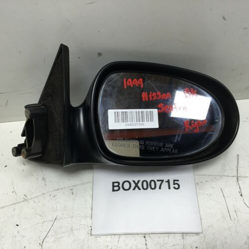 1995 1999 NISSAN SENTRA FRONT RIGHT PASSENGER SIDE DOOR VIEW MIRROR BLACK OEM+