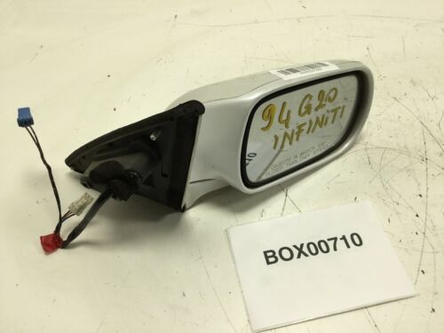 1993 1996 INFINITI G20 FRONT RIGHT PASSENGER SIDE DOOR VIEW MIRROR SILVER OEM+