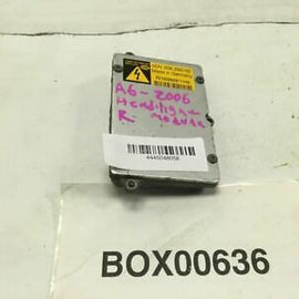 2003 2010 AUD A6 FRONT RIGHT SIDE LAMP XENON HID BALLAST CONTROL UNIT MODULE OEM