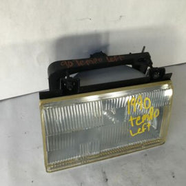 1990 FORD TEMPO FRONT LEFT DRIVER SIDE HEADLIGHT LAMP LIGHT WITH BRACKET OEM+